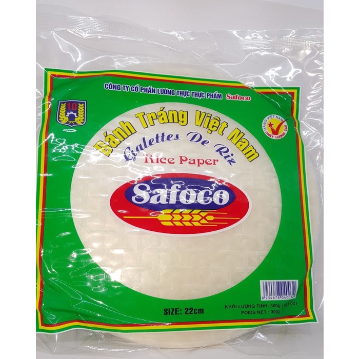 (BISA COD) Kulit Lumpia / Vietnam Rice Paper diameter 22 cm