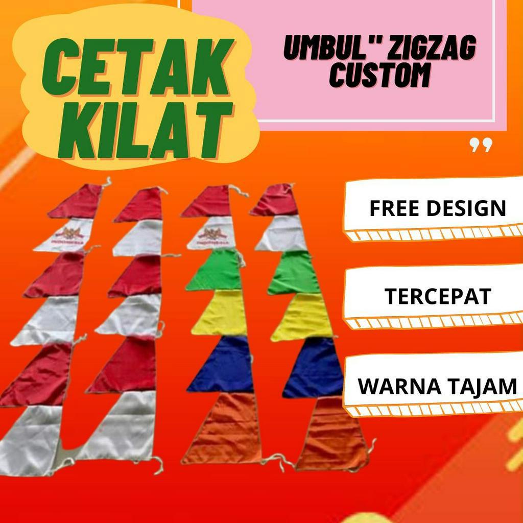 

BENDERA UMBUL" ZIGZAG POLOS CUSTOM 8 SEGI