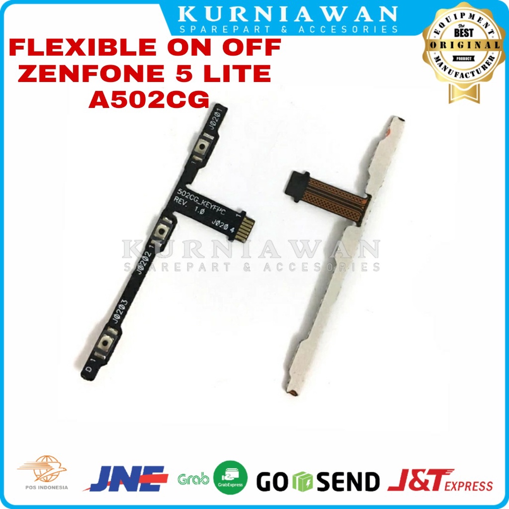 Flexible On Off Zenfone 5 Lite Tombol Volume Fleksibel Power
