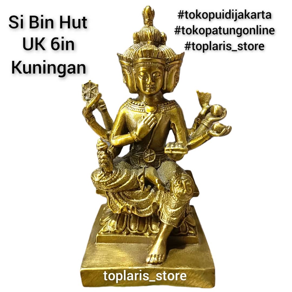 Patung So Mien Fo Budha Kuningan Thailand 6in