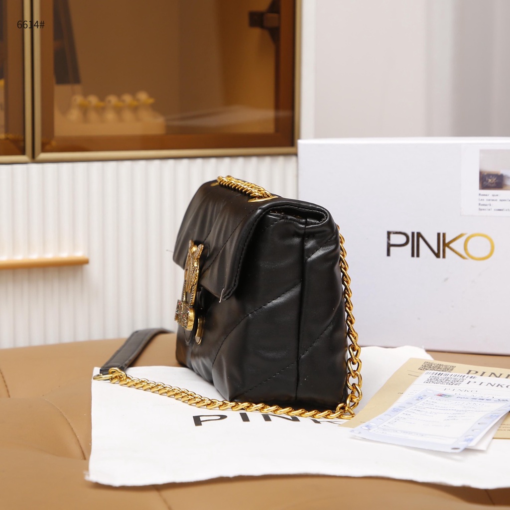 PINKO Love Bird Quilted Shoulder Bag #6614