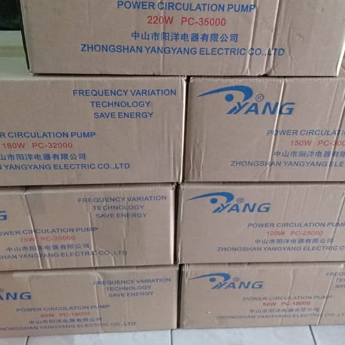 YANG pompa air kolam SUPER HEMAT ENERGI 40W 16000 L / H / PC16000