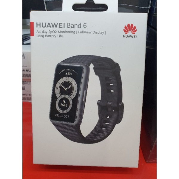 HUAWEI Band 6 Smartwatch smartBand Garansi Resmi Indonesia-Hitam