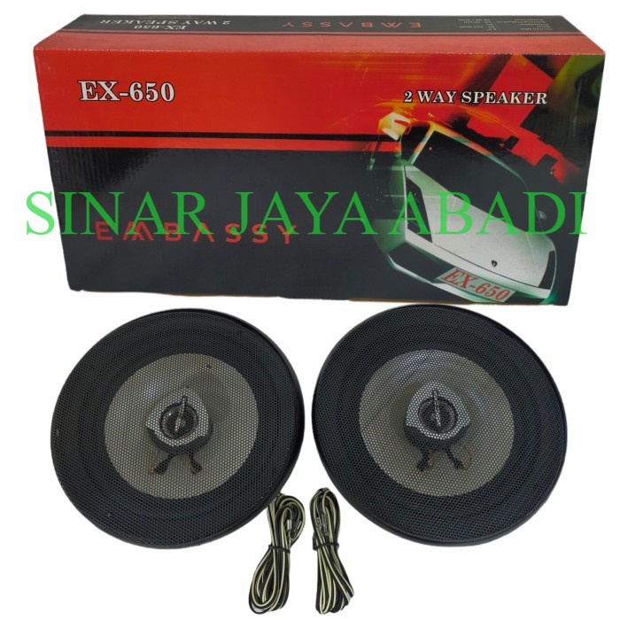 SPEAKER MOBIL EMBASSY EX650 6.5INCH ORIGINAL