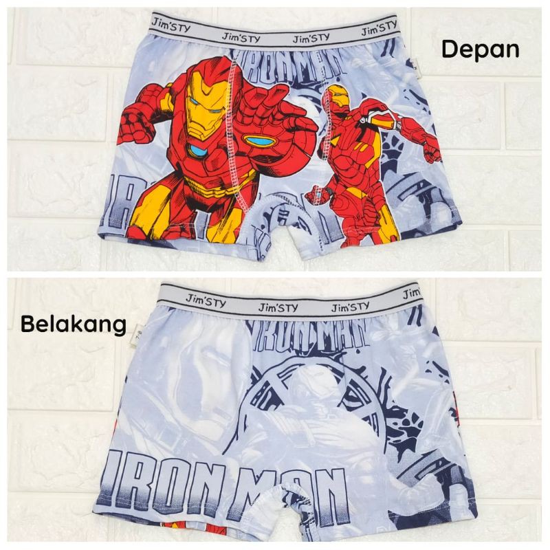 BOXER ANAK COWO MOTIF  RANDOM KATUN LOKAL