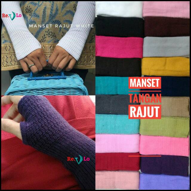 MANSET TANGAN RAJUT | HANDSHOCK PANJANG
