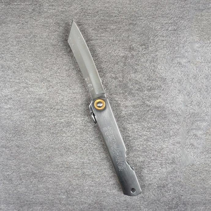 JUAL Pisau Saku Lipat Higonokami VG-10 Warikomi NAGAO KANEKOMA 100mm Silver