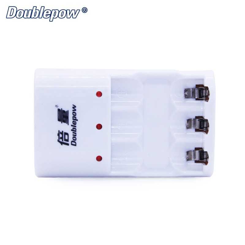 DOUBLEPOW Charger Baterai 3 Slots for AA/AAA Ni-MH Ni-CD - DP-B33