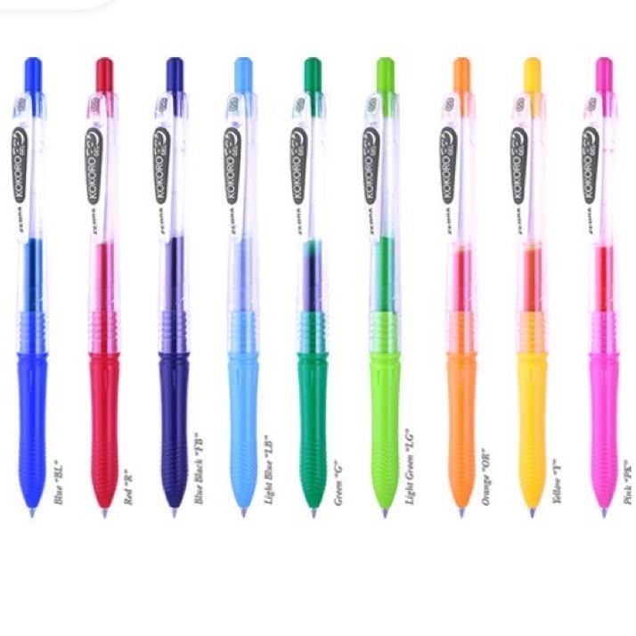 

ヨ Kokoro Gel Pen/ Pupen Kokoro / Pulpen Warna Warni も