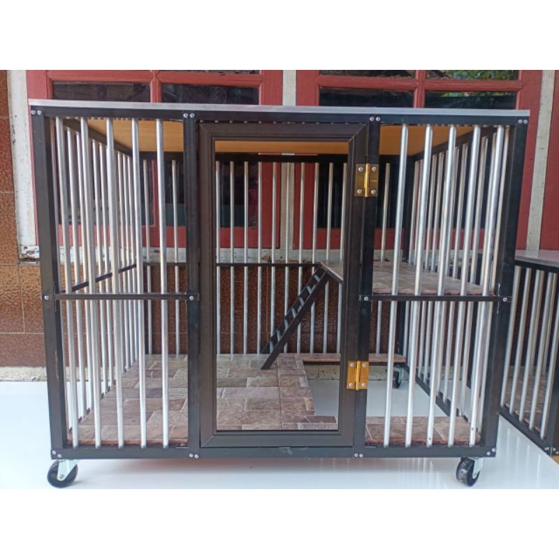 kandang kucing alumunium