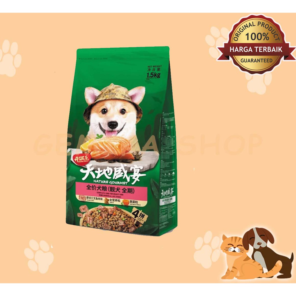 Kitchen Flavor Salmon Coat Beautifying Dog Food 1.5kg 1,5kg