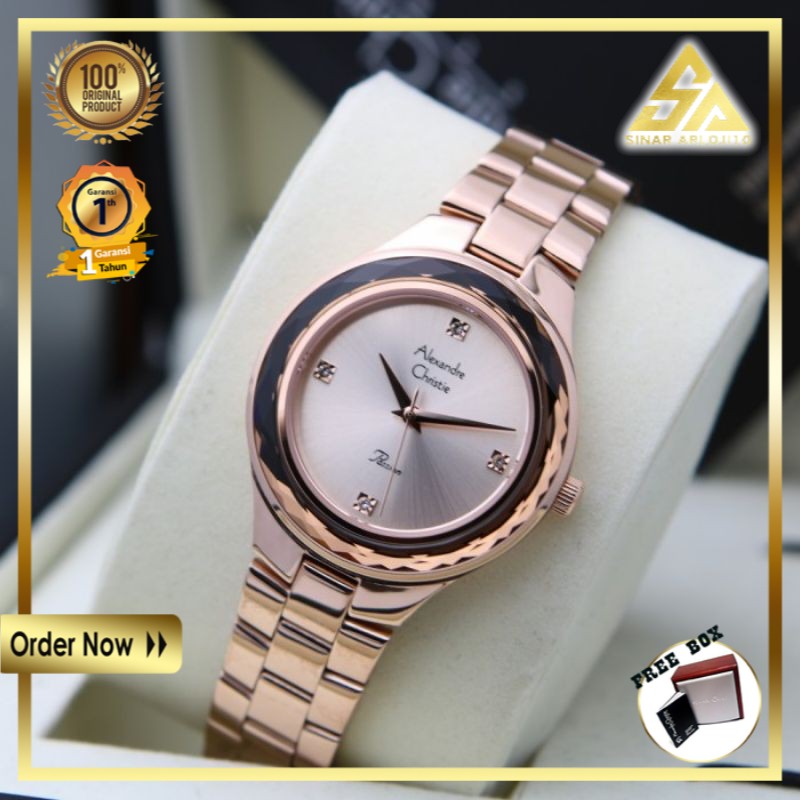 JAM ALEXANDER CHRISTIE WANITA JAM TANGAN ALEXANDRE CHRISTIE WANITA CEWEK ORIGINAL ORI ORIENT AC 3959
