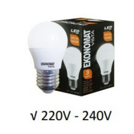 [CAHAYARUANGAN] -  Lampu LED Ekonomat VISTA 3w 5w 7w 9w 11w 15w 19w Putih/7000K/Bohlam Murah