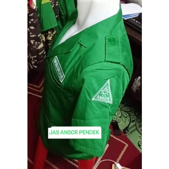 Jas ansor pendek plus nama