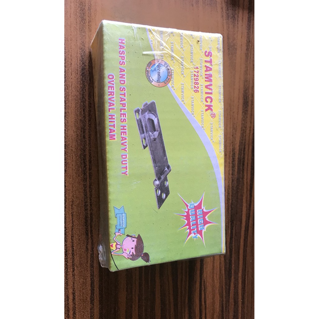 OVERPAL STAMVICK/GRENDEL HITAM/TEMPAT KUNCI/OVERPAL GRENDEL 3 spare