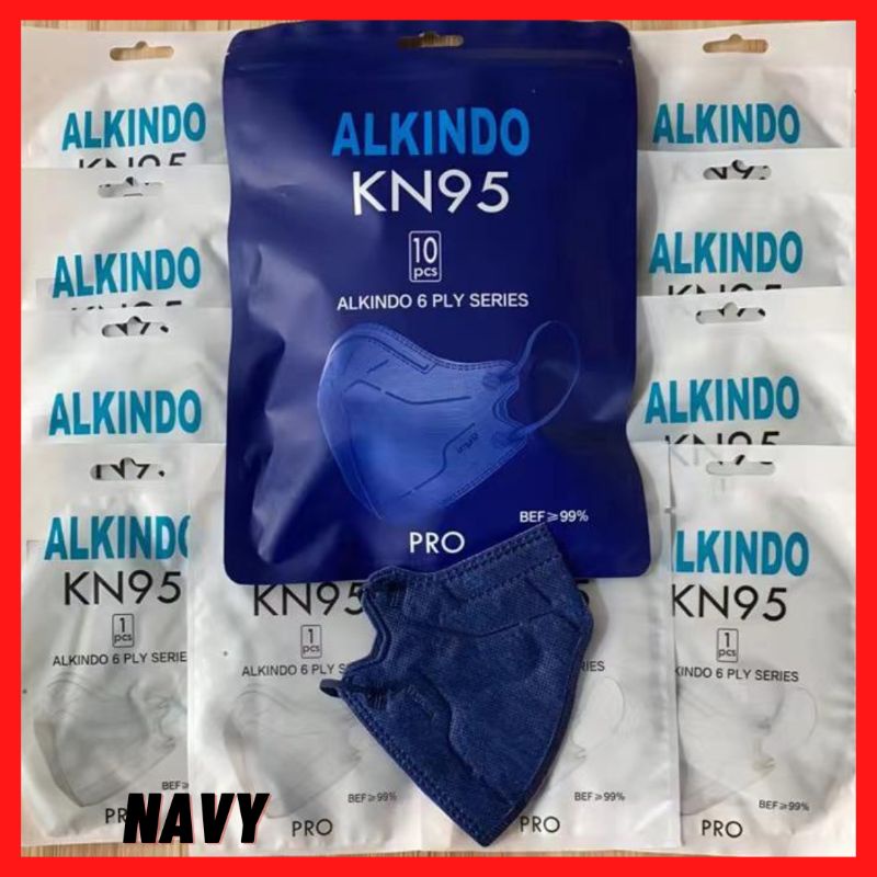 KN95 Pro ALKINDO  6 PLY Individual Pack Kemenkes AKL KN 95 isi 10 PCS 6Ply