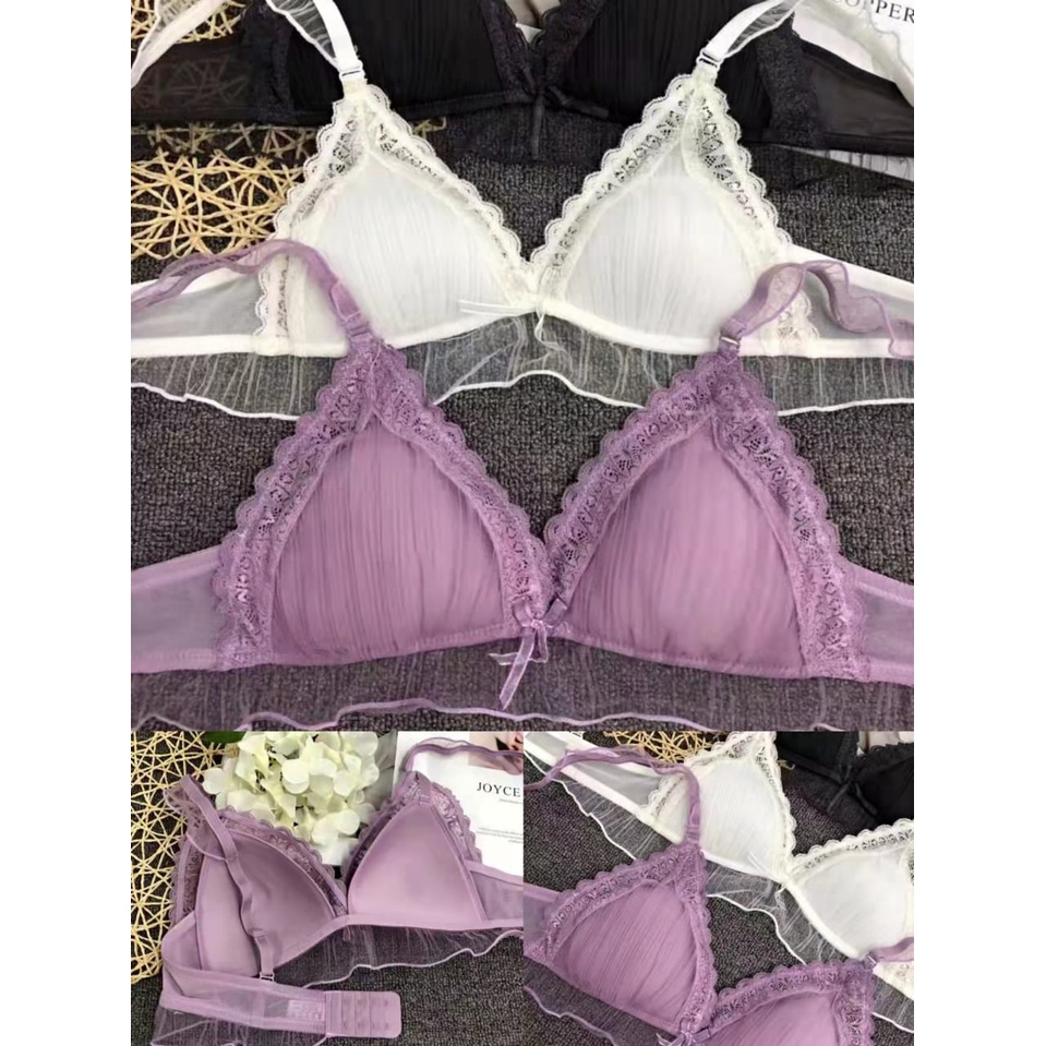 Bra/BH Wanita - Import Seri 308 Busa Tipis Tanpa kawat