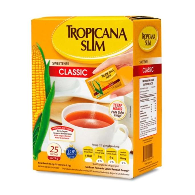 

>*>*>*>*] Tropicana Slim Sweetener Gula Classic 62.5gr 25s