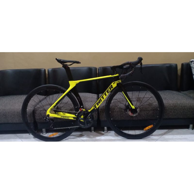 sepeda roadbike twitter T10 pro disc