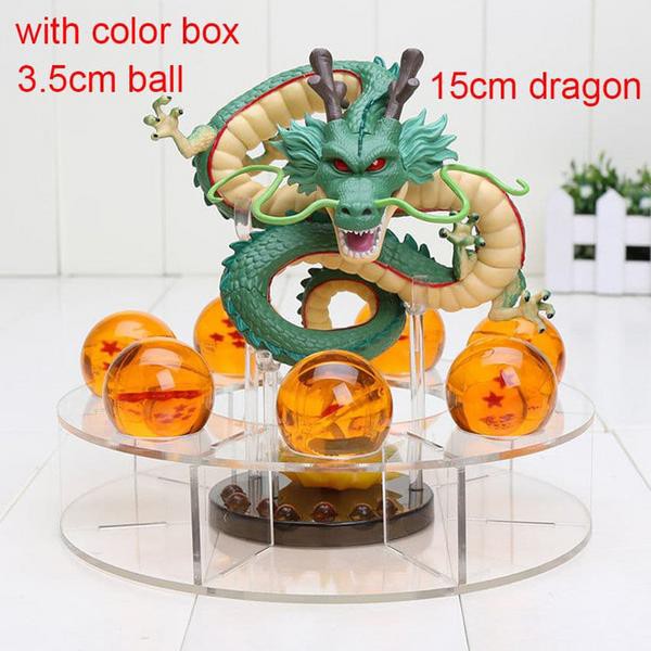 Figure Shenron Figure Shenlong 15cm Dapat 7 Bola Dan Akrilic Figure Dragon Ball Boneka Import HQ BAR