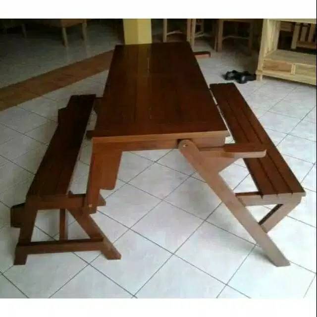 Kursi magic / kursi lipat kayu jati Jepara