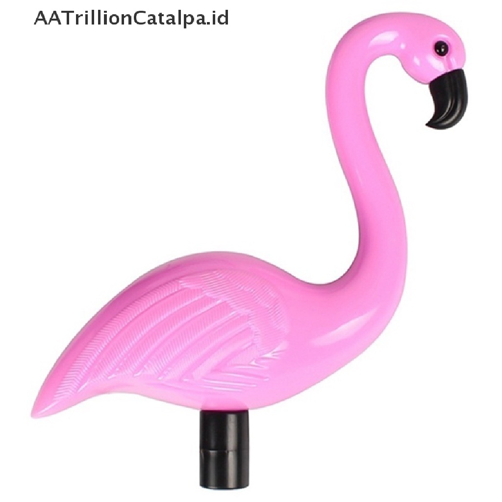 Aatrillioncatalpa Lampu Taman Led Tenaga Surya 3-Led Bentuk Flamingo