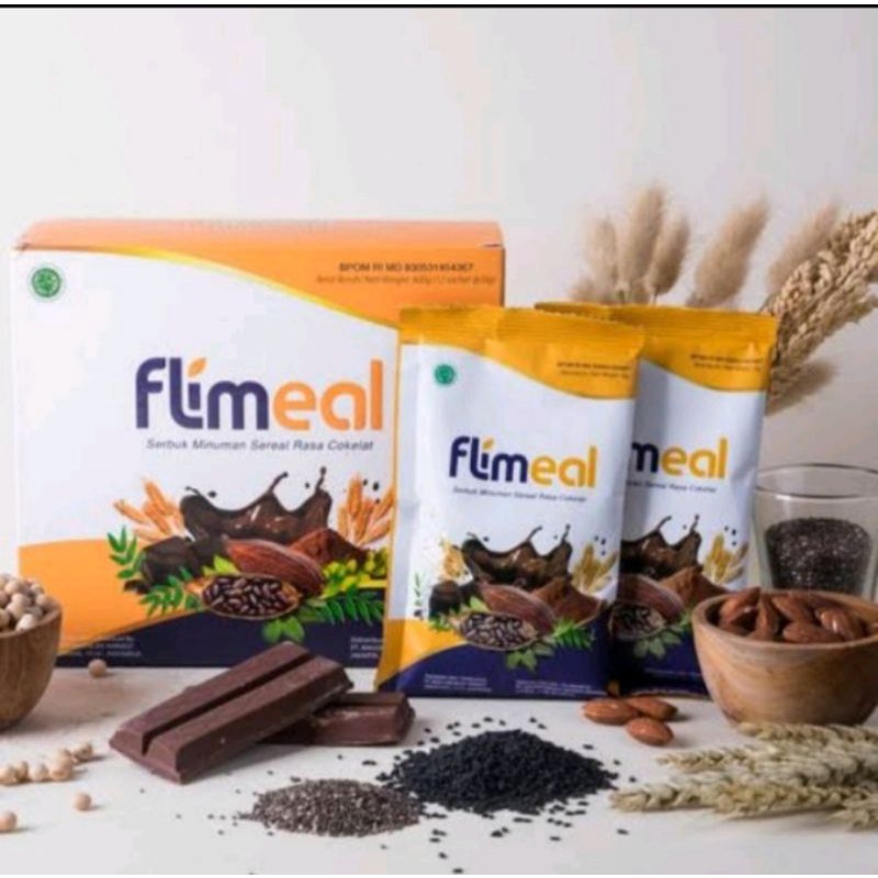 0FLIMEAL MEAL REPLACEMENT FLIMTY FLI MEAL COKLAT PELANGSING