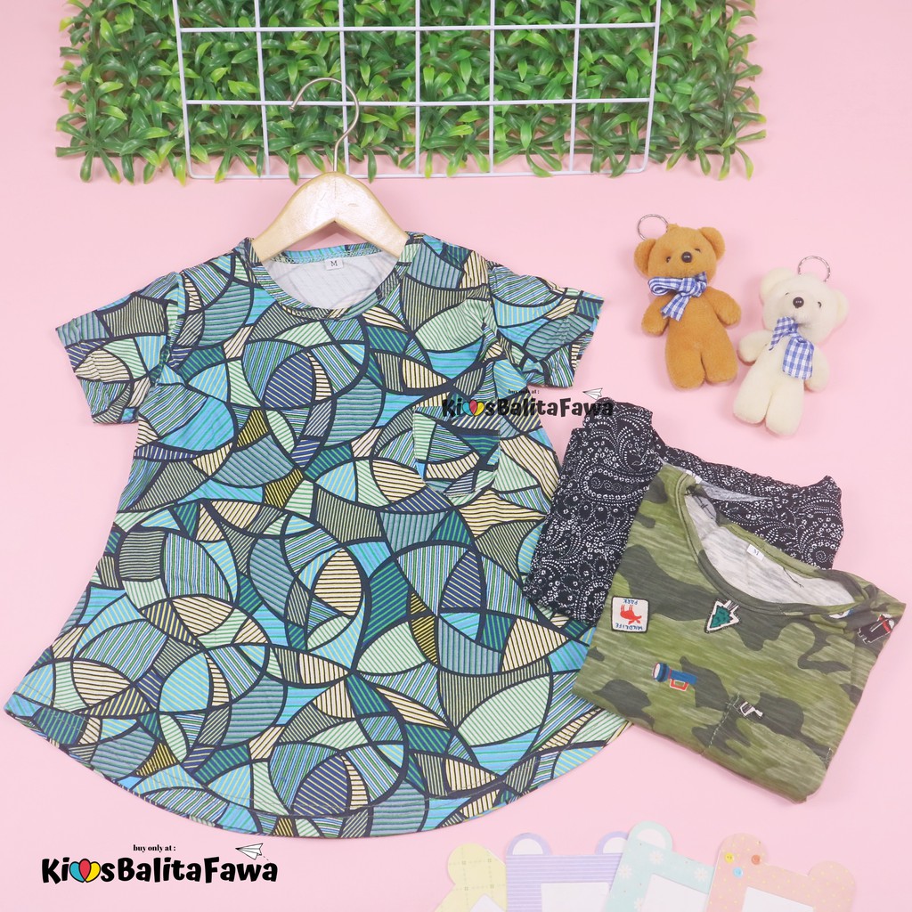 Kaos Moonella uk 3-4 Tahun / Kaos Anak Perempuan Lengan Baju Anak Murah Oskosh Motif Branded Lucu