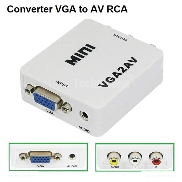 Converter VGA to AV RCA