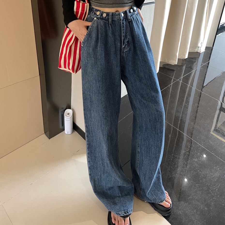 Jeans Wanita Kekinian Celana High Waist/celana jeans wanita/jeans anak perempuan