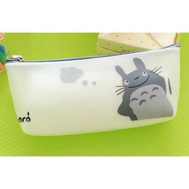 CIVETO TP030 Tempat Pensil Silicone White Totoro / Tempat Kosmetik-7