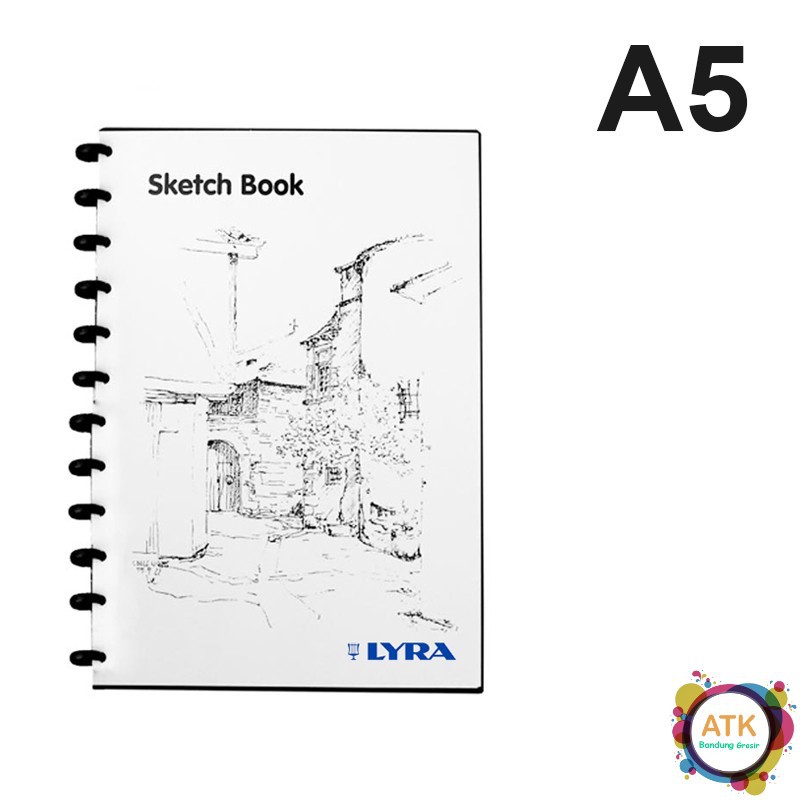 

Lyra A5 Sketchbook Ukuran A5 150 Gsm Bisa di Refill - Satuan