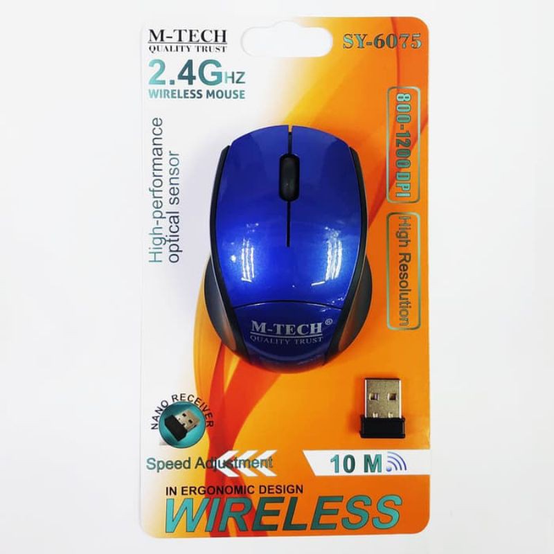 Mouse wireless/ mouse wireless SY-6075/ mouse wireless bagus/ mouse wireless murah