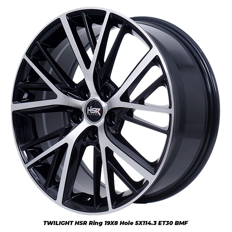 Velg Mobil HSR TWILIGHT TY0185 Ring 19 Velg Racing R19 HRV Xpander CRV Innova Terlaris