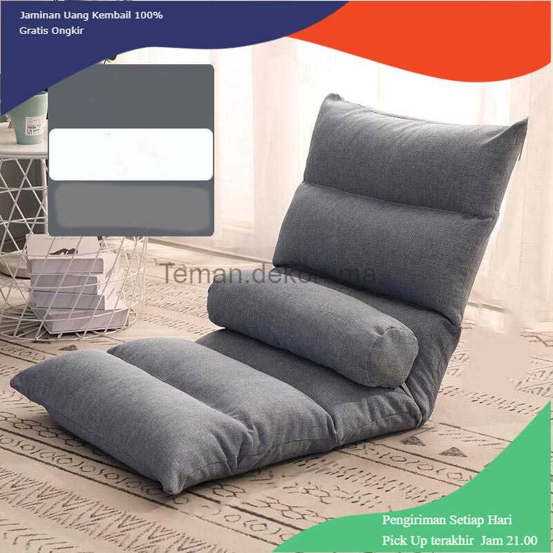 TD-DA1 Vieruodis Kursi Lipat Folding Lounger Home Lazy Sofa 6 Grids - VDS14