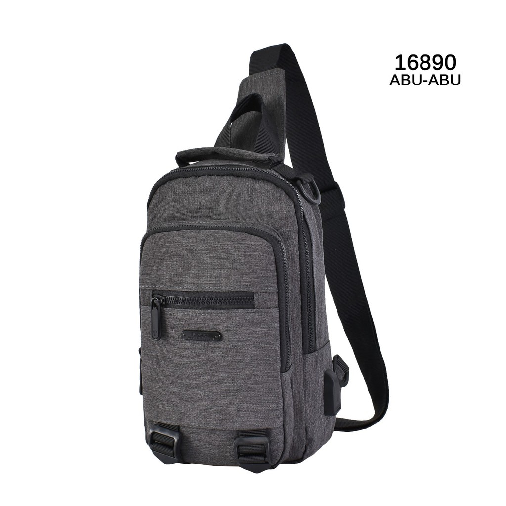 Selempang Fashion 16890 Bisa dijadikan Tas Dada,Selempang&amp;Ransel[3 IN 1] (Free Kabel USB Extension)