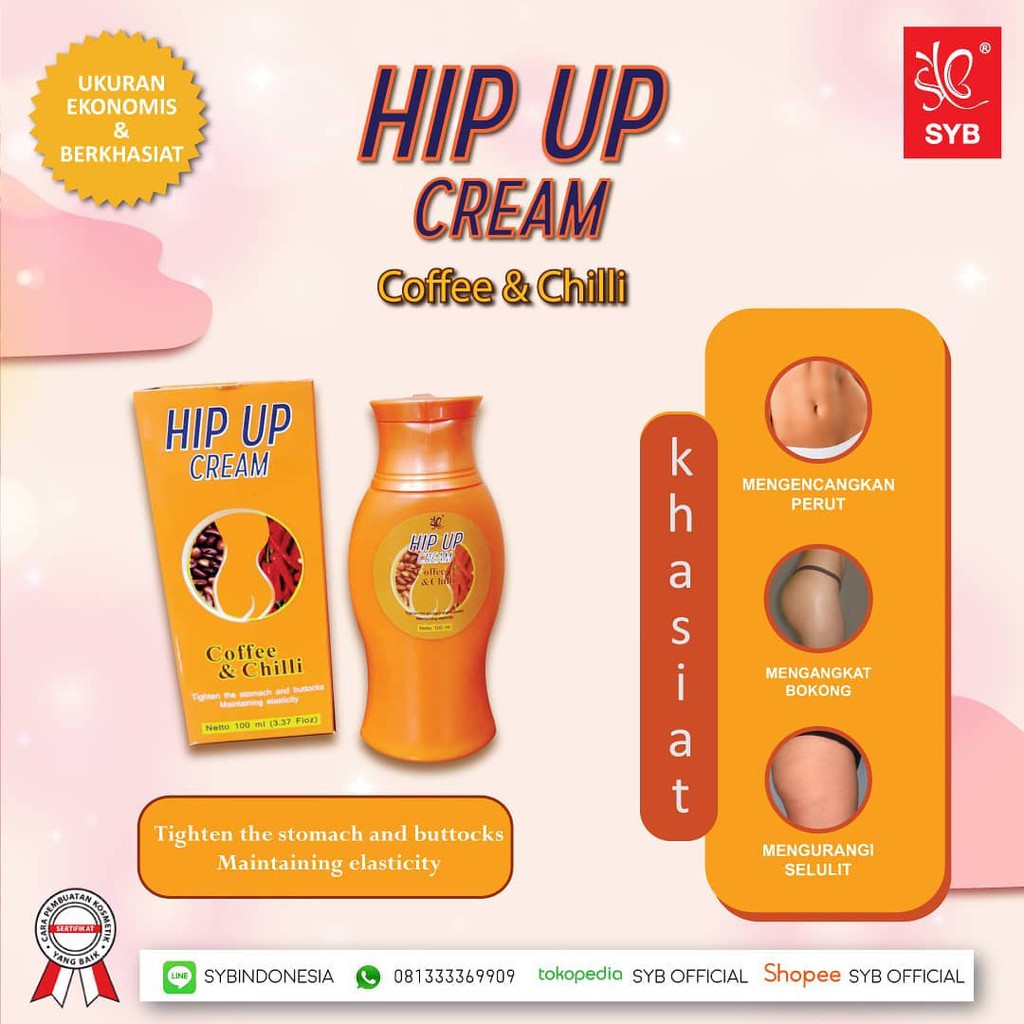 ✿ MADAME ✿ HIP UP CREAM / SYB HIP UP CREAM ORIGINAL BPOM / PENGENCANG &amp; PEMBESAR