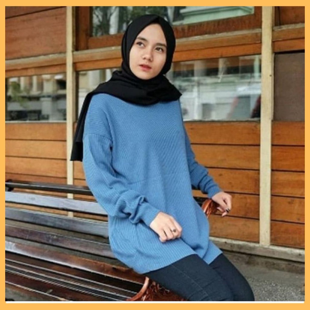 BOXY JUMBO PREMIUM / SWEATER RAJUT OVERSIZE / ATASAN SWEATER WANITA / RAJUT JUMBO WANITA / SWEATER RAJUT