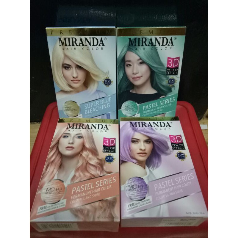 Miranda hair color pastel series