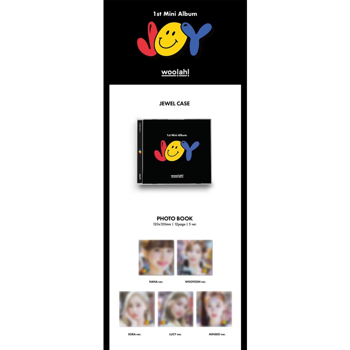 woo!ah! - 1st Mini Album JOY (Jewel Random)