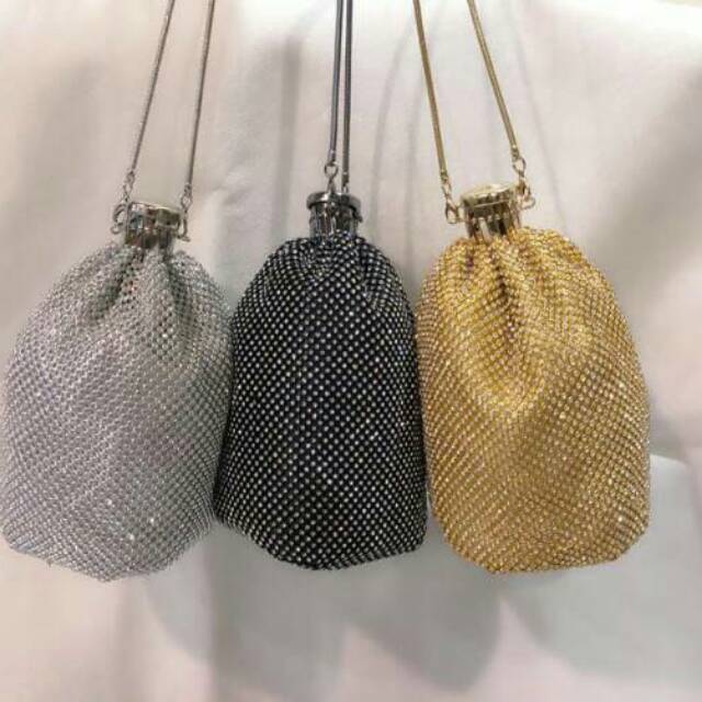 Tas pesta tas bling model botol lucu tas persta 10999