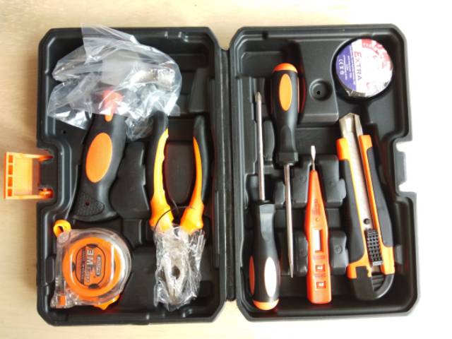 TOOL SET 8PCS SH147/TOOL BOX SET SUPER LENGKAP