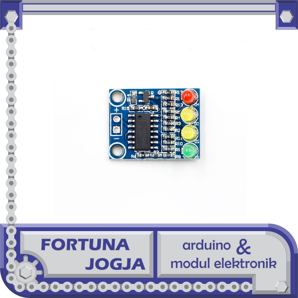 Modul Indikator Kapasitas Baterai 12V 4 LED