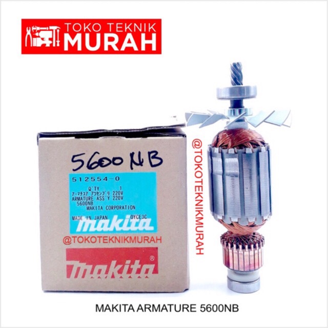 Makita Armature 5600NB / Angker 5600 NB Asli Original