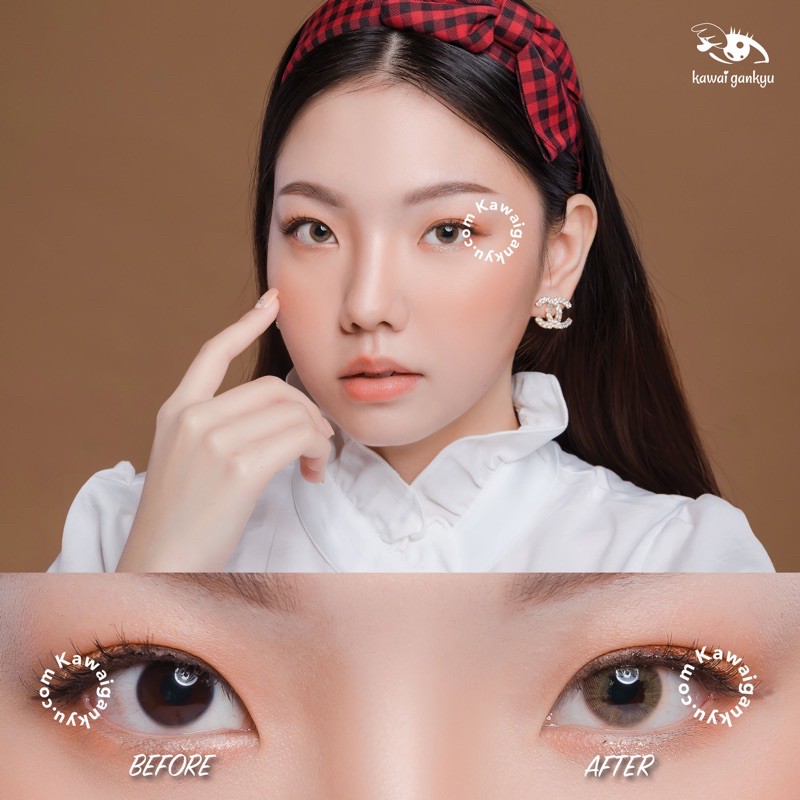 KawaiGankyu Softlens - Princess Vonvon Brown (1botol)