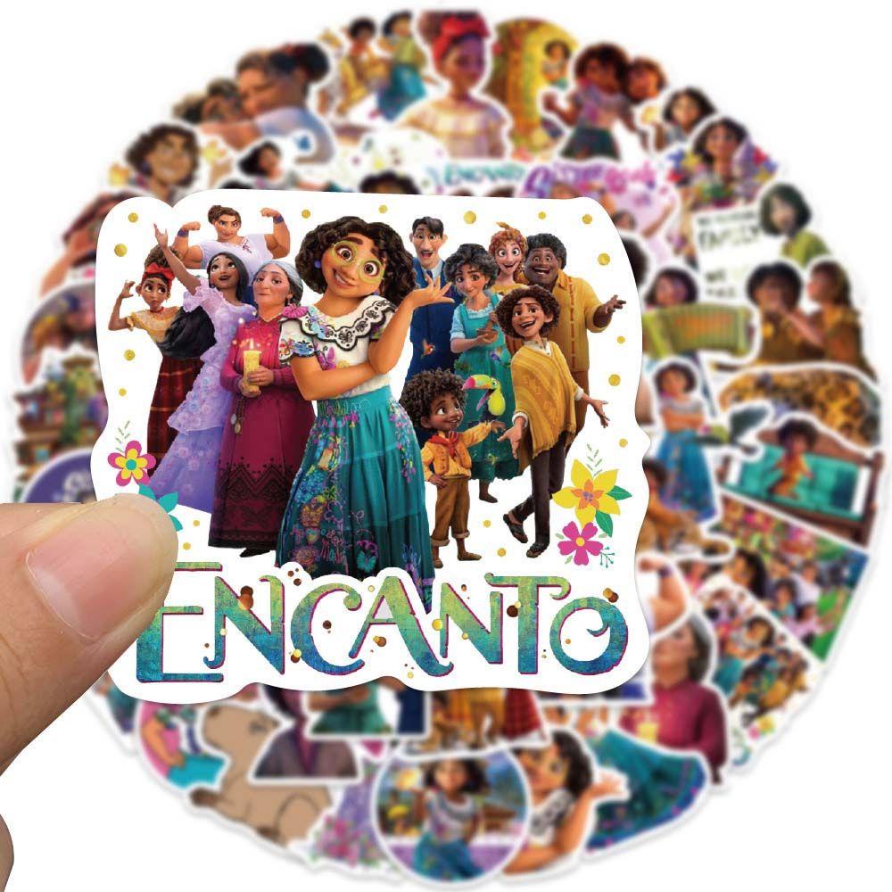 Agustina Film Encanto Stiker Tahan Air Anak Hadiah Karakter Kartun Scrapbooking Gitar Koper Untuk Laptop Bagasi Fans Koleksi Hadiah Alat Tulis Sticker