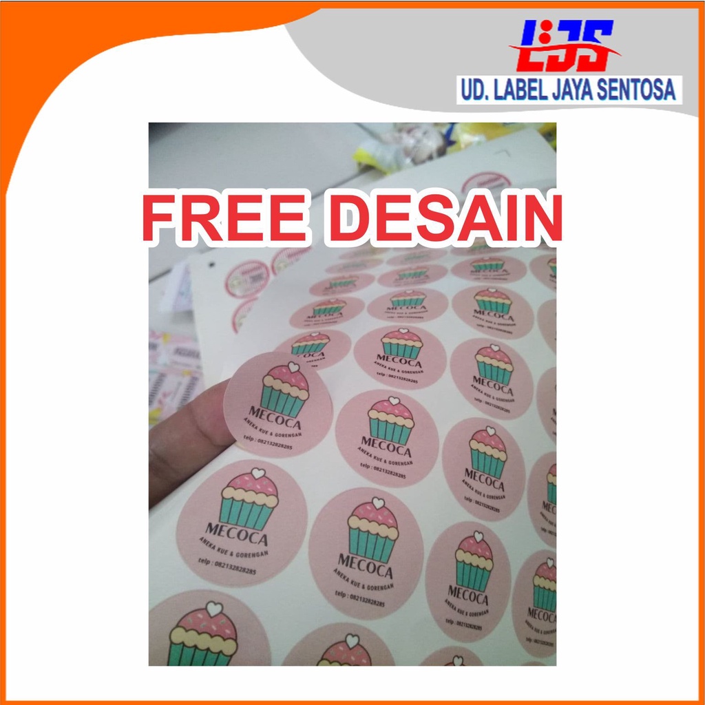 

SALE !!! Stiker Olshop Toko Label Kemasan Kue Cutting Label Jaya