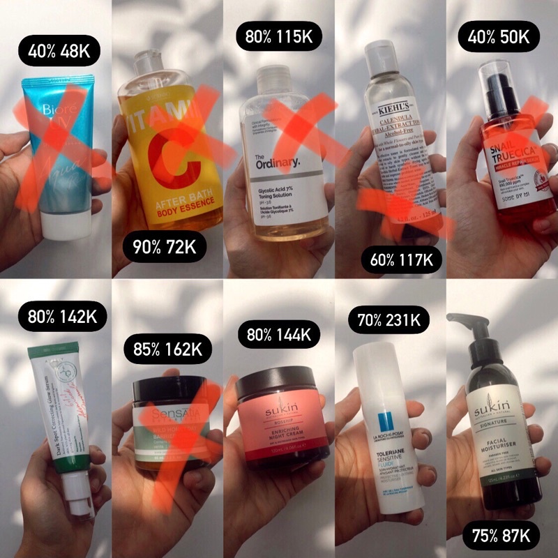 PRELOVED - axis y, sukin, la roche posay