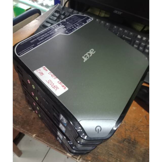 Mini pc acer intel atom d425 ram 2gb hardisk 320gb
