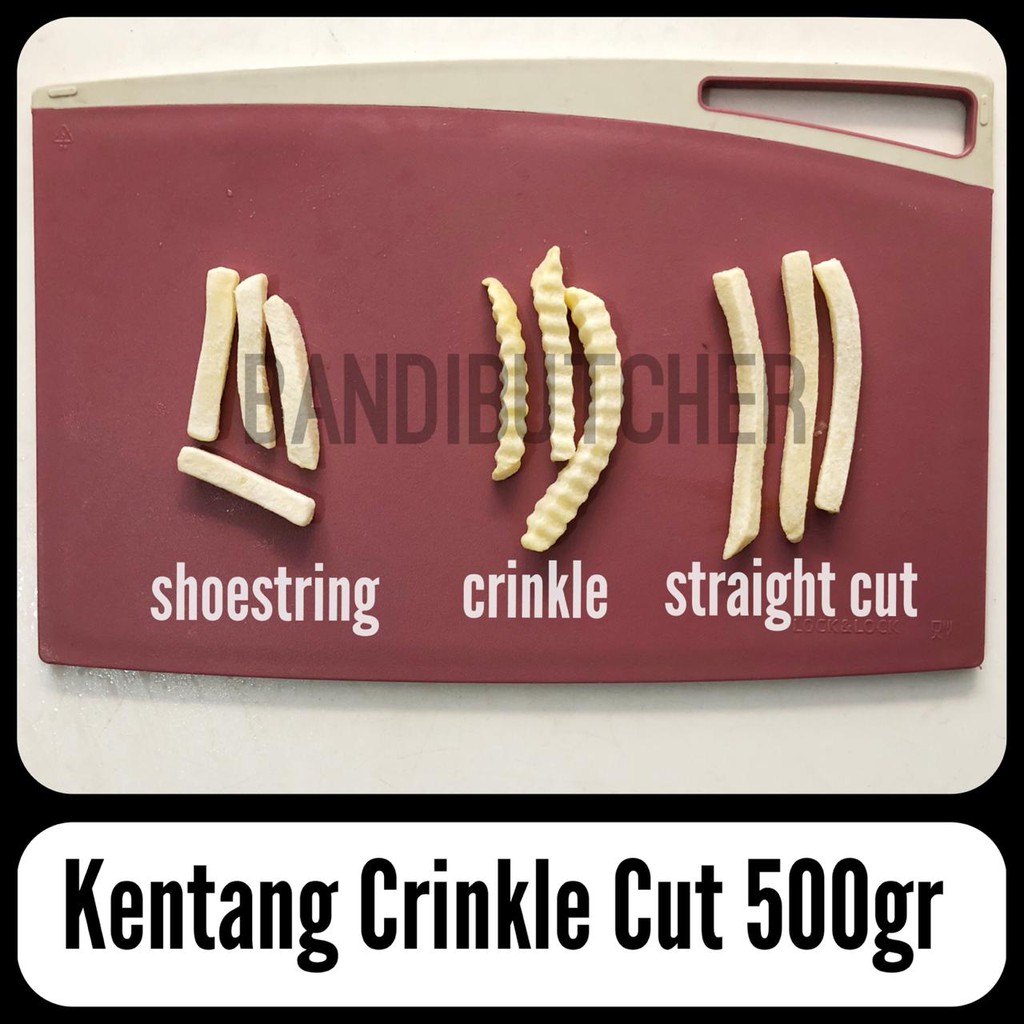 Kentang Goreng - French Fries Aviko Crinkle Cut Frozen 500 gr Bandi